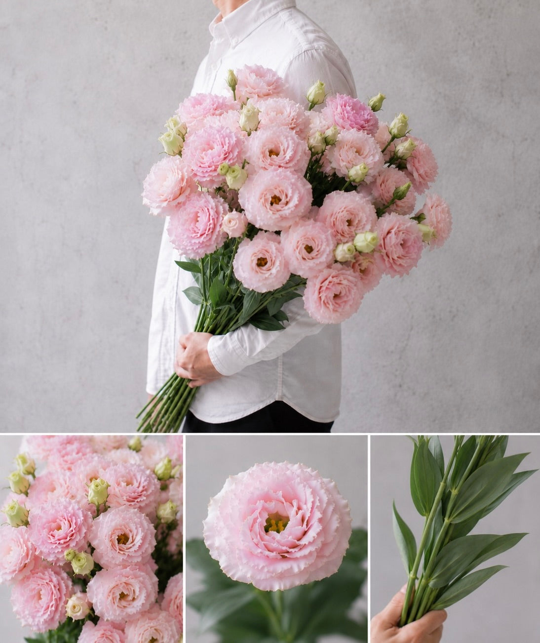 【esprio fleurs paris】【 切花最高等級『秀等級』トルコキキョウ / セレブピンク（切花）10本セット】【エスプリオフルール】